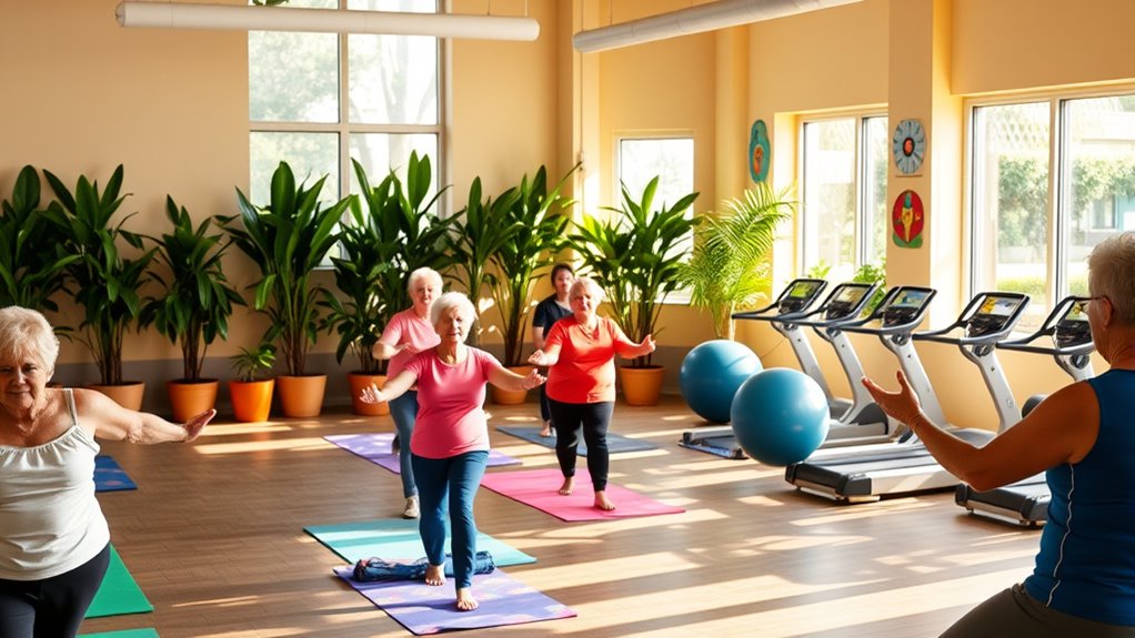 senior friendly fitness facilities