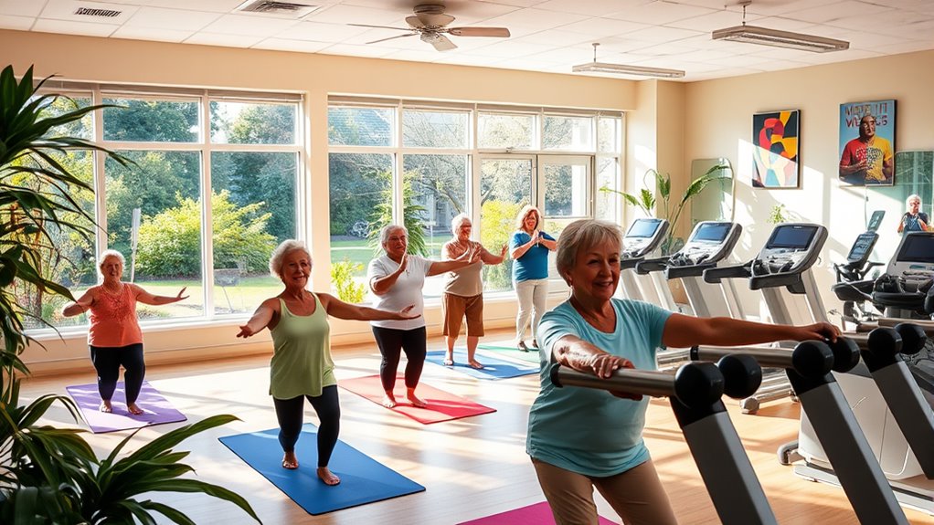 senior friendly health clubs