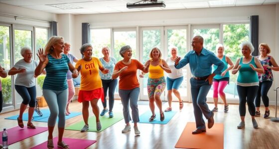 seniors enjoy zumba classes