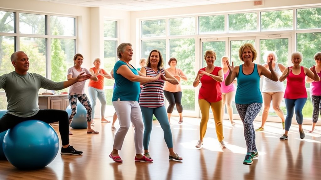 variety of fitness options