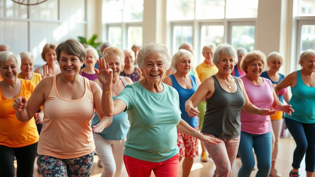 zumba promotes senior fitness