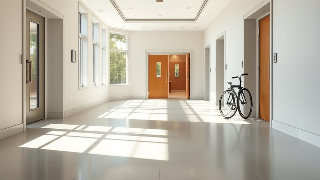accessible doorway and hallway width