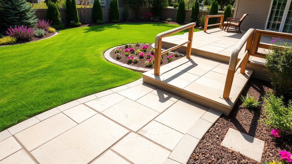 accessible ramp and surface
