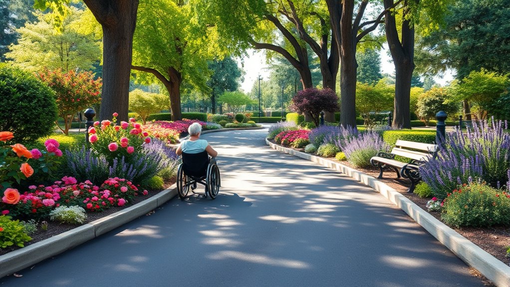 accessible safe garden pathways