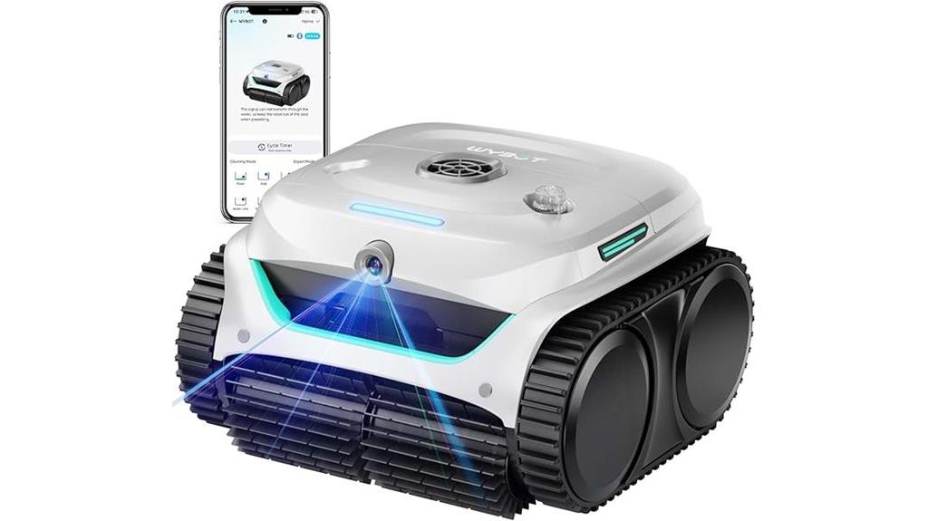 ai powered pool cleaning robot