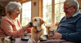 animals improve elderly well being