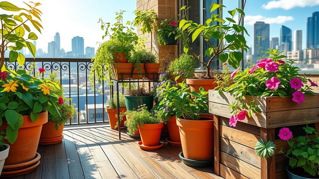 balcony plant container gardening