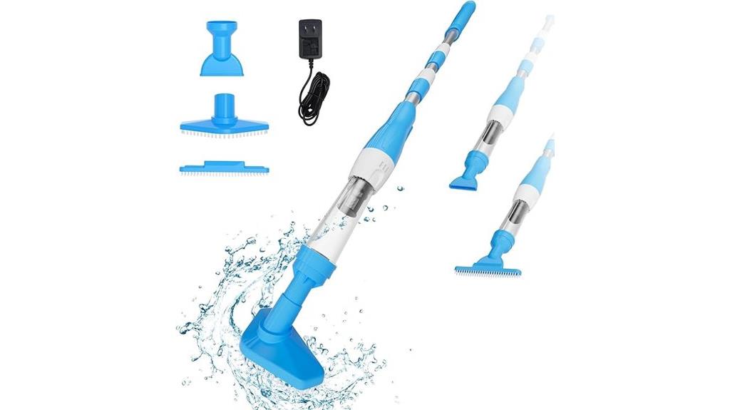 cordless rechargeable pool vacuum
