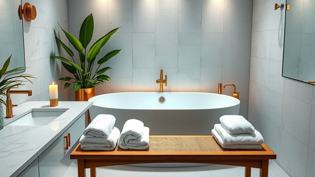 elegant relaxing bathroom upgrades