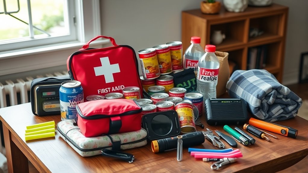 emergency food and communication essentials