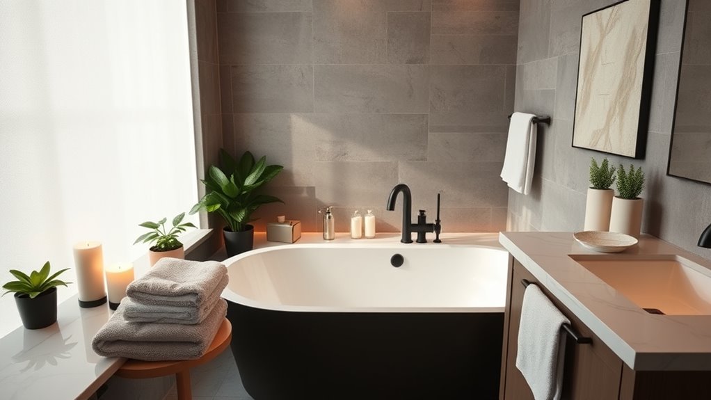 enhance bathroom with serenity