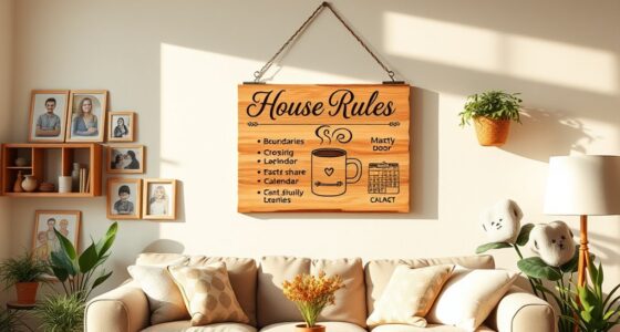 establish clear household boundaries