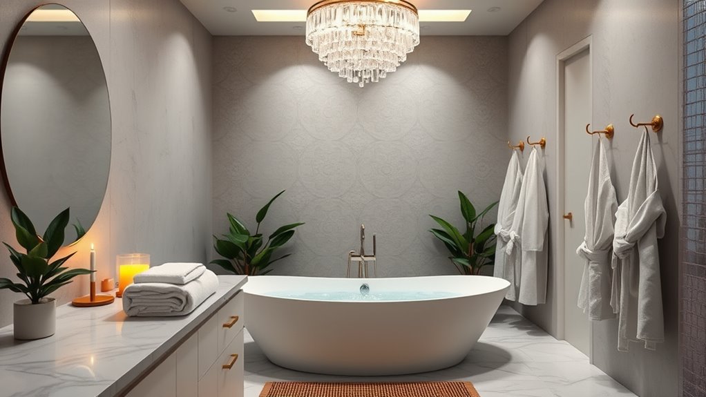 luxurious safe bathroom decor