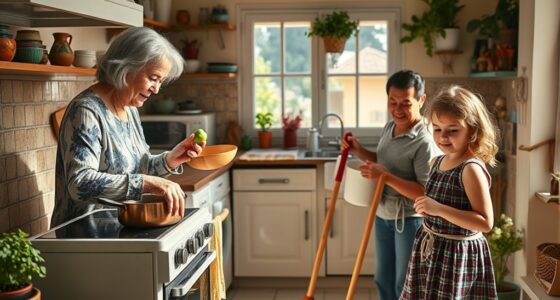 multigenerational family chore sharing