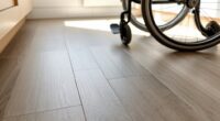non slip wheelchair flooring