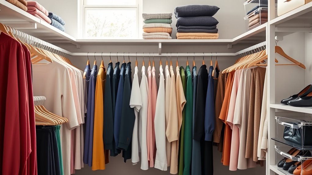 organize declutter optimize wardrobe