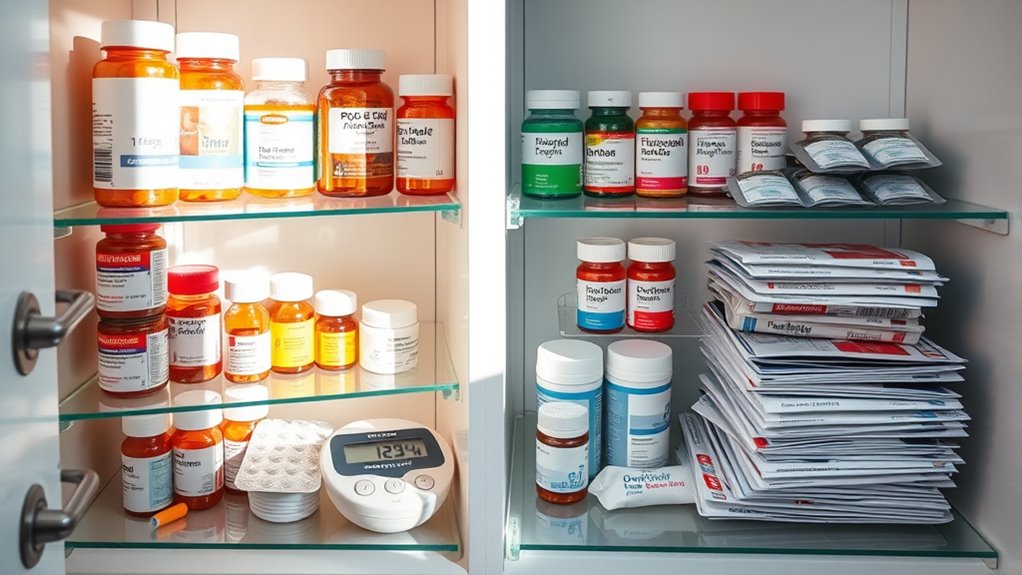 organize medications for safety