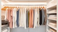 organizing clothes for accessibility