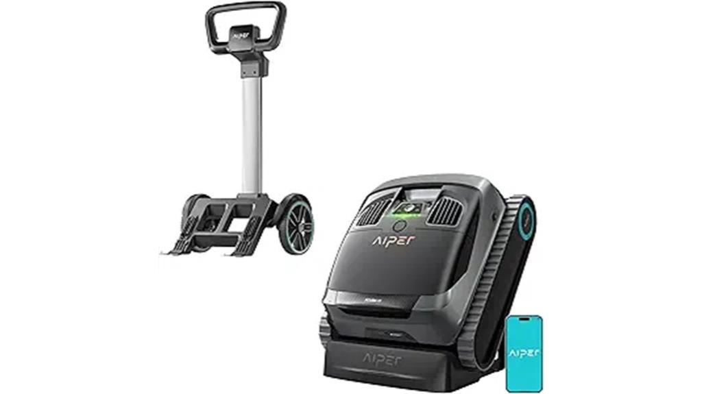 pool cleaner with caddy