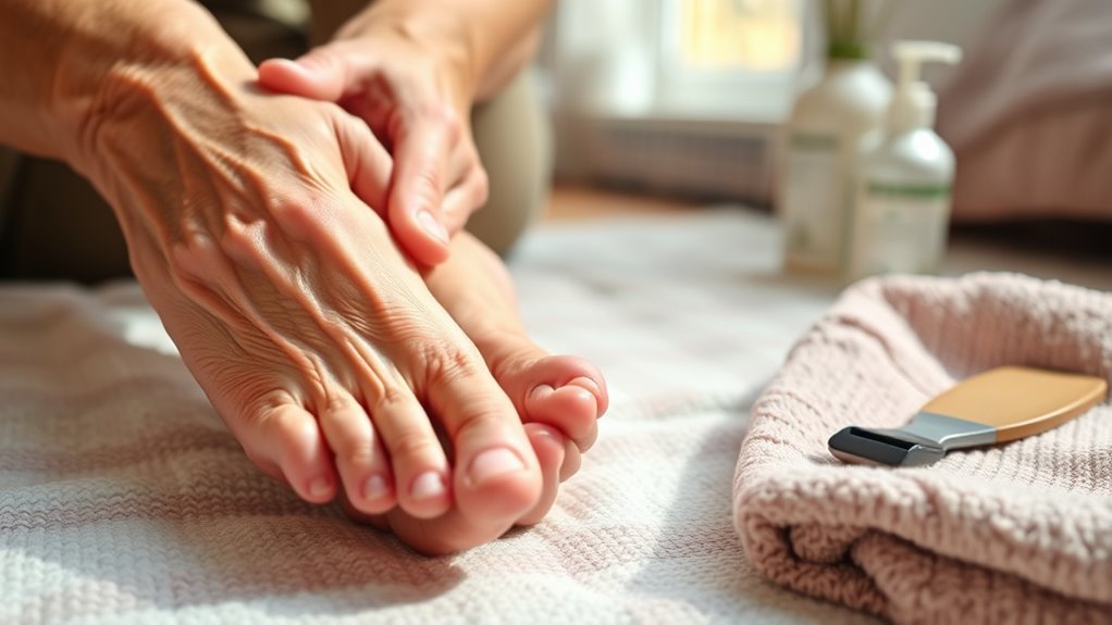 proper foot care routine