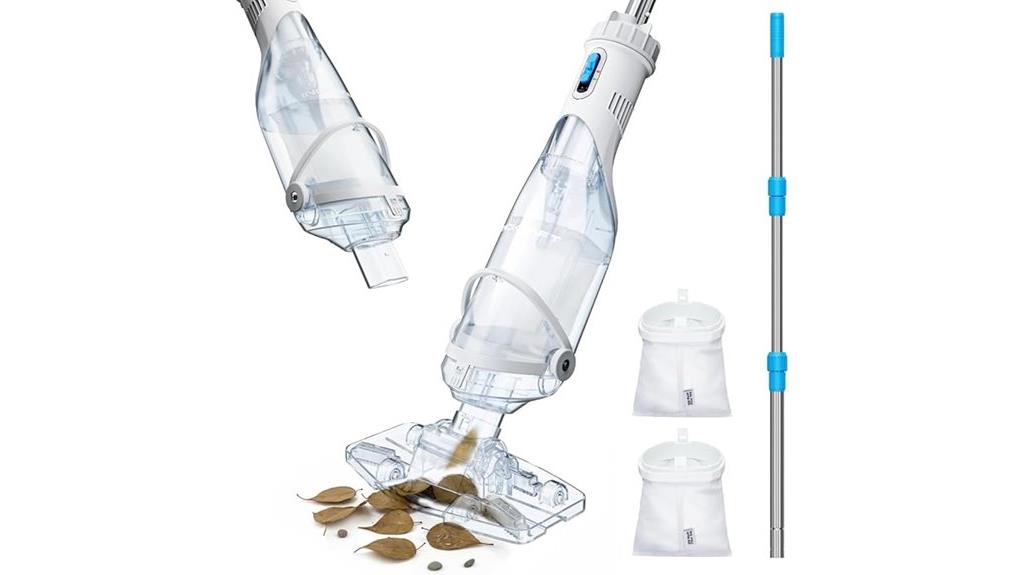 rechargeable handheld pool cleaner