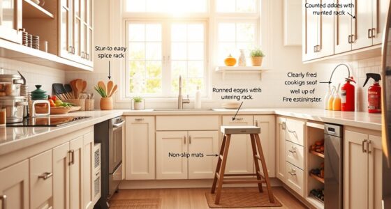 senior friendly kitchen organization