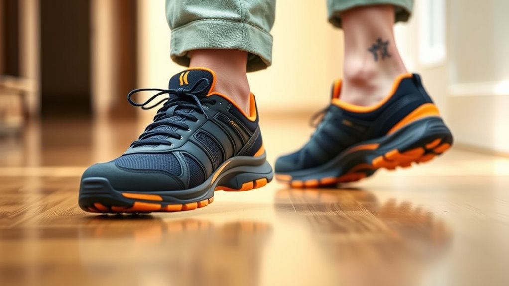 supportive well fitted safety shoes