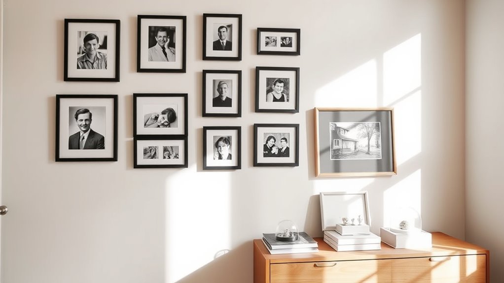 thoughtful organized memory displays