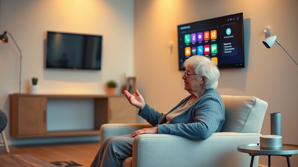 voice activated senior home sensors