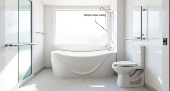 accessible spa style bath
