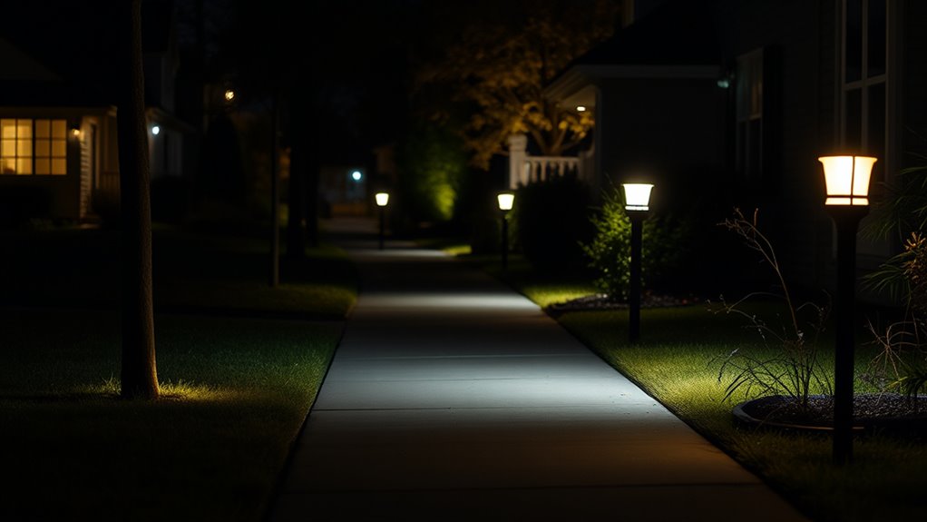 automated night safety lighting