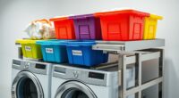 back friendly laundry sorting