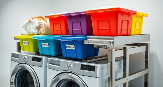 back friendly laundry sorting