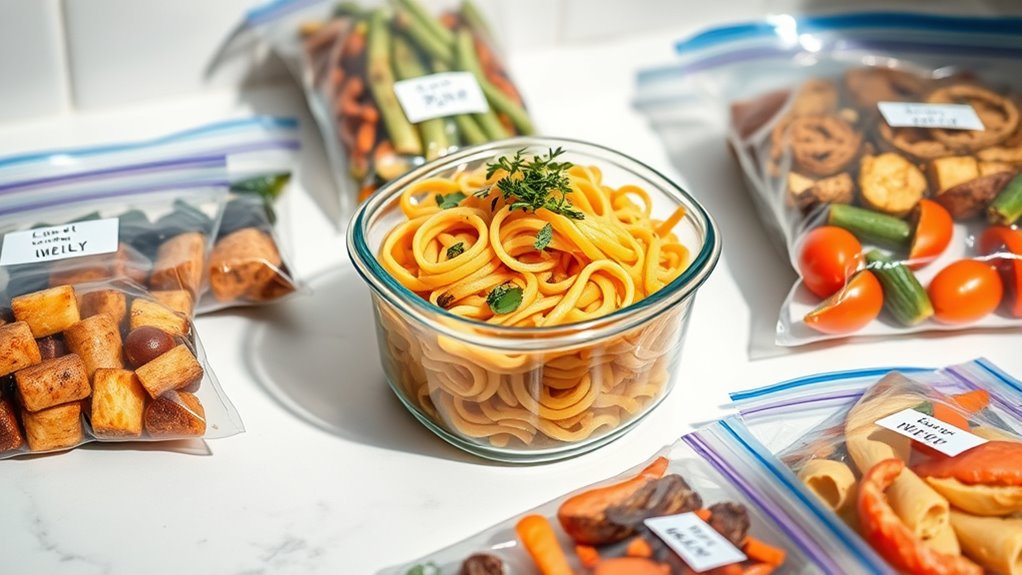 batch cooking and freezing