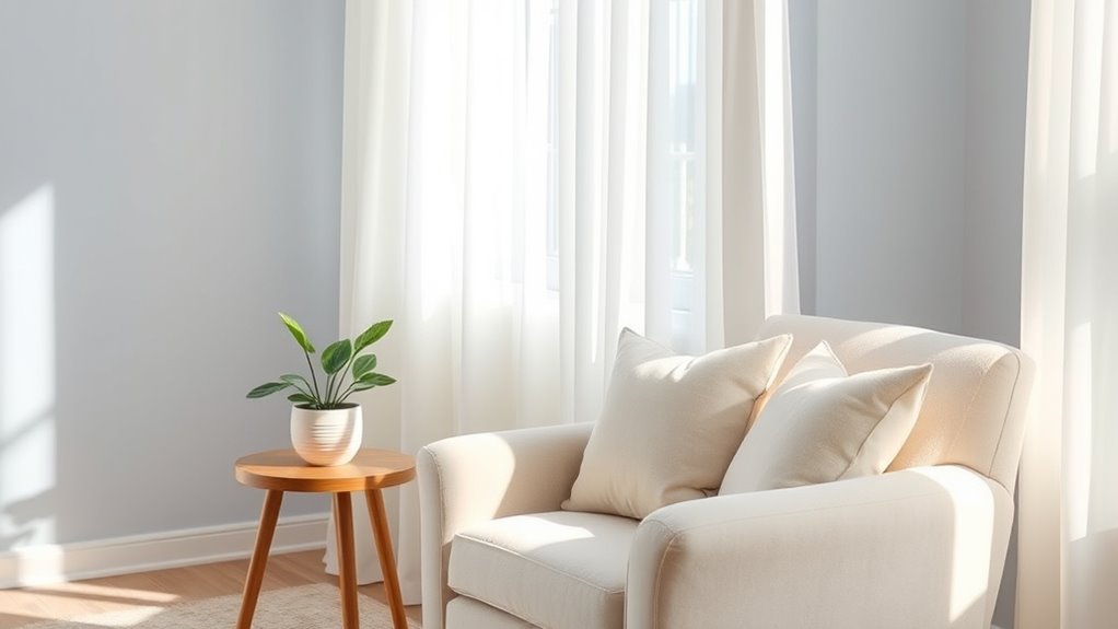 calming colors promote comfort