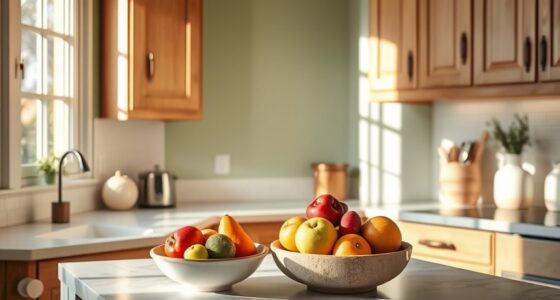 calming kitchen color schemes