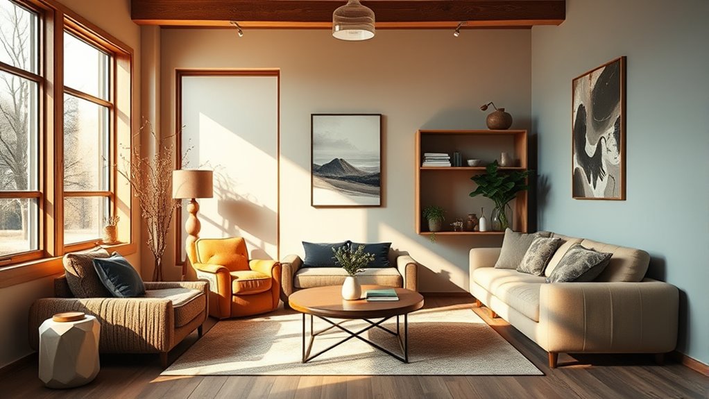 color contrast defines zones