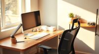 comfortable workspace setup tips