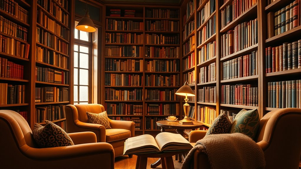 cozy home reading spaces