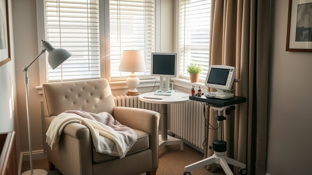 create a safe comfortable care space