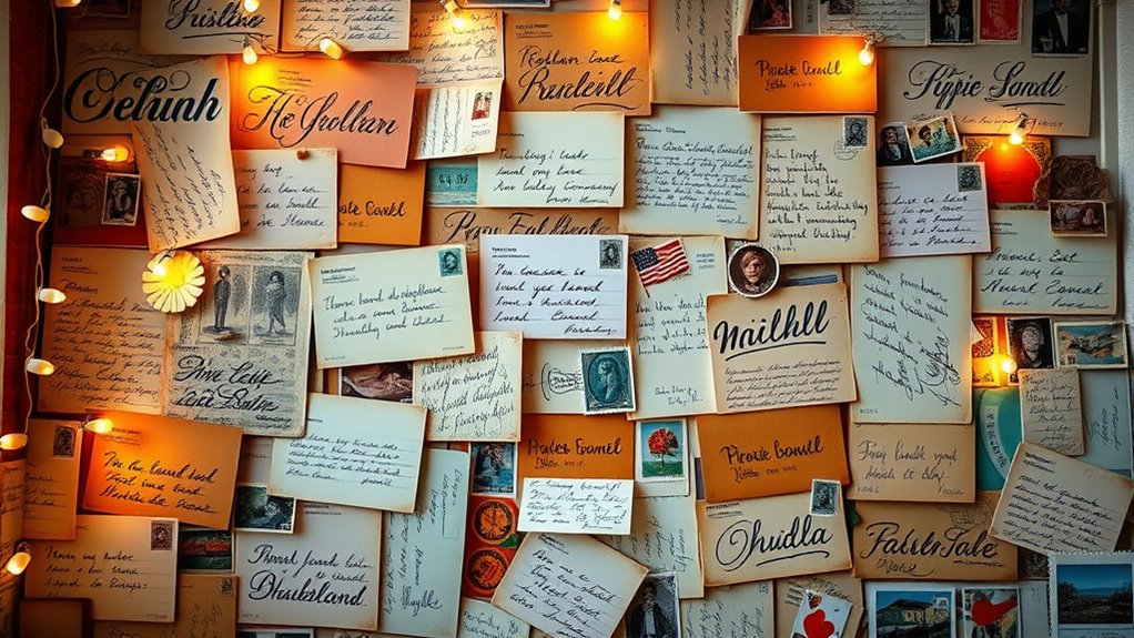 create a vibrant connection wall