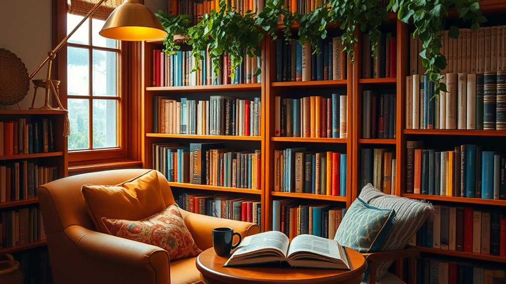 create cozy eye friendly reading space