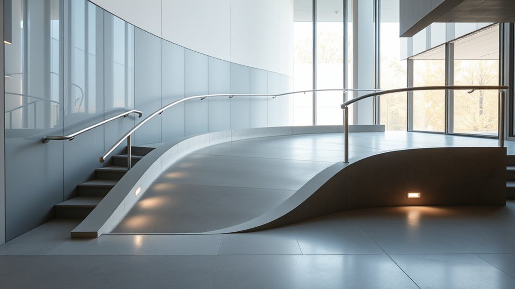 design integrated accessible ramps