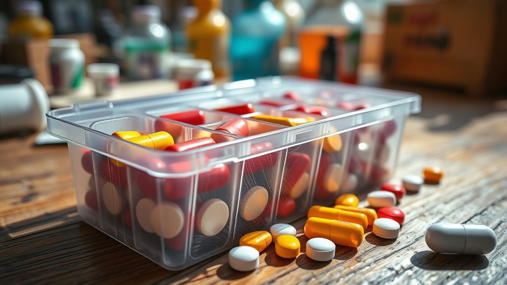 durable daily pill cases