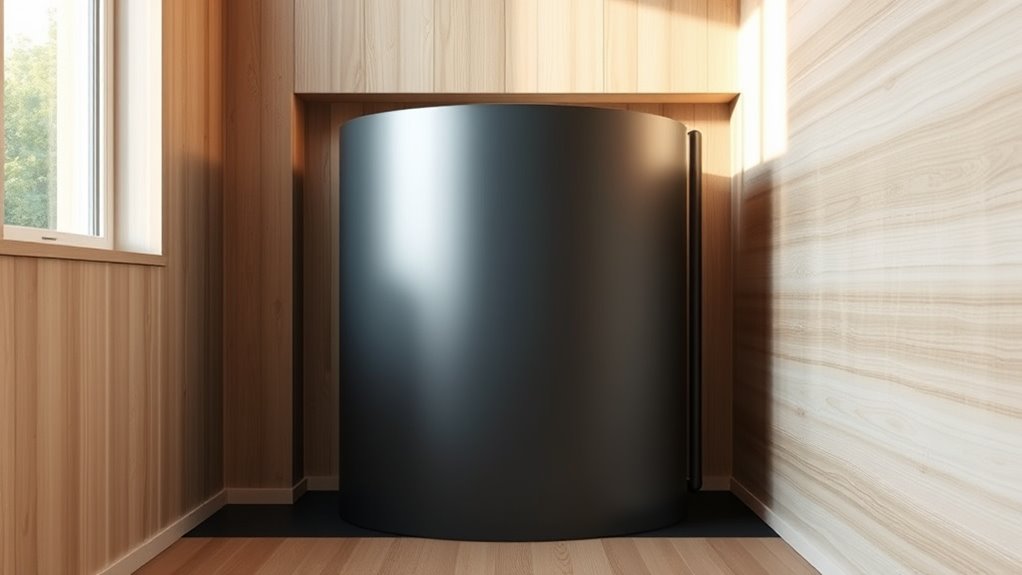 efficient clutter free water storage