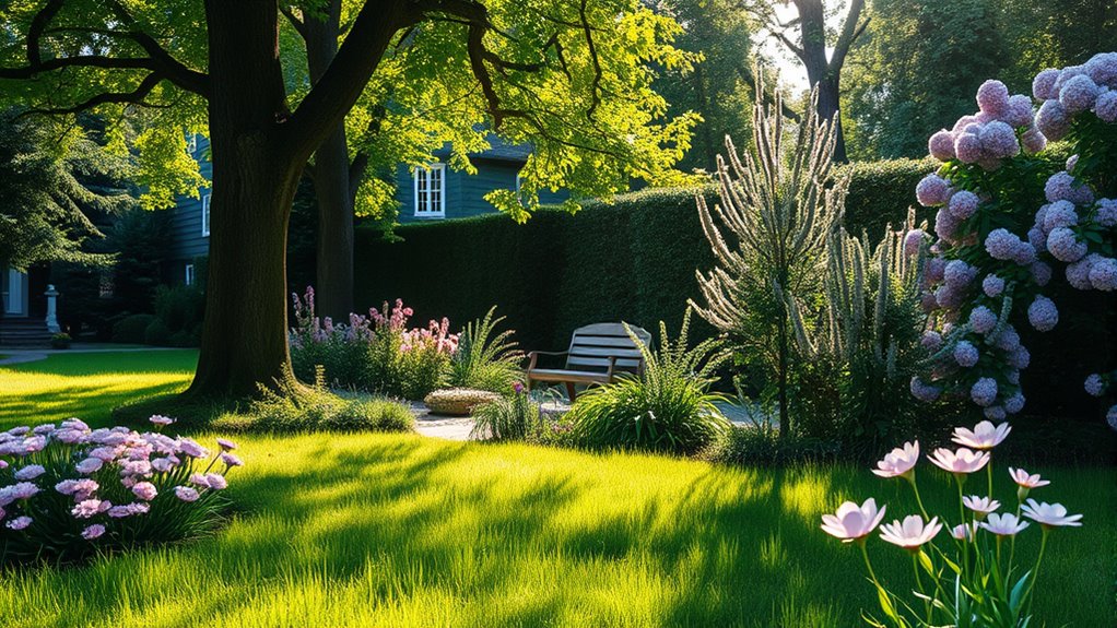 garden hues promote relaxation