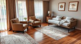 guest accommodations serving as care areas