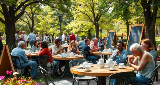 informal social gathering spaces