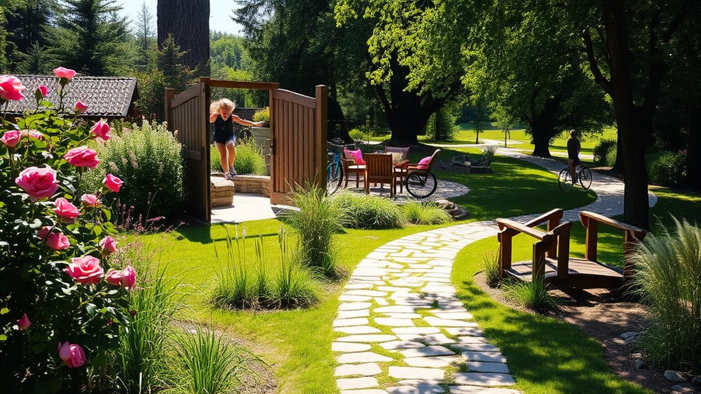 inviting outdoor daily access