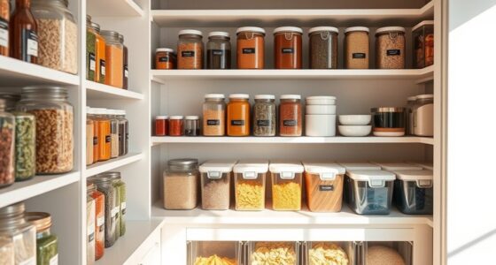 keep pantry organized and stocked